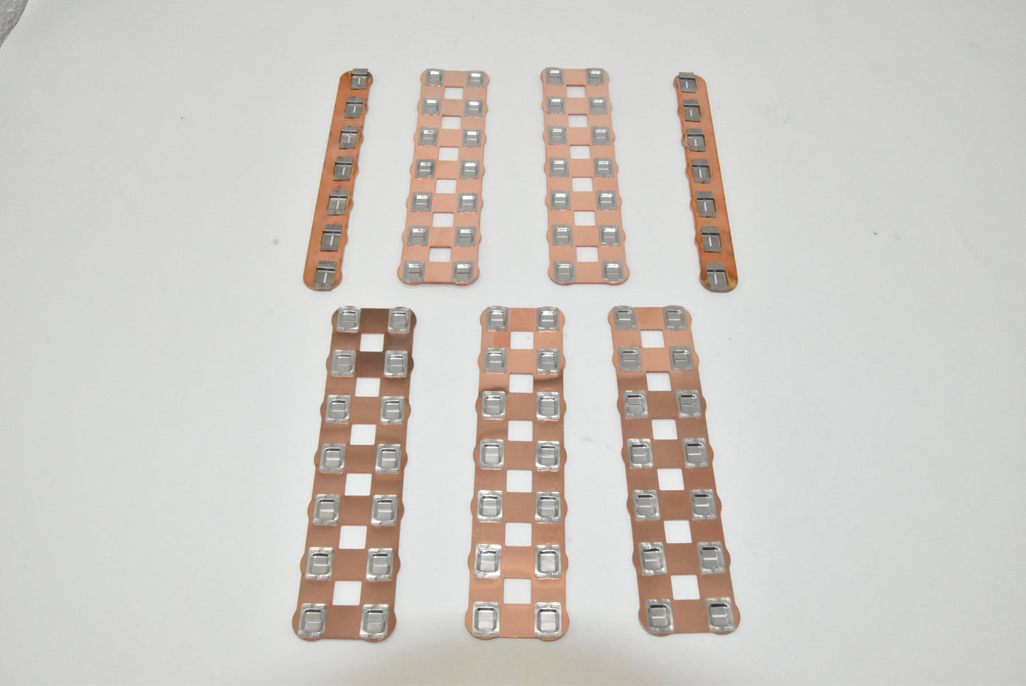 21700 Custom Copper Busbars for Drone Battery Packs 6S7Pwith High Current-Carrying Capacity and Oxidation Resistance