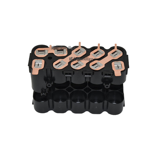 Copper busbar module for cylindrical lithium battery pack — Wellgo Battery’s precision busbar design ensures low resistance and high conductivity in EV applications.