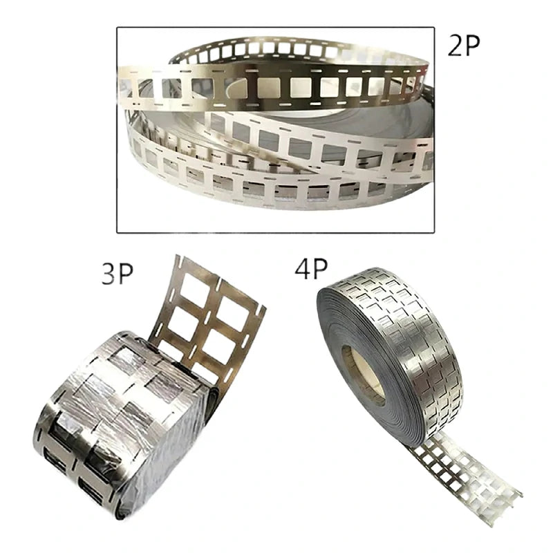 Spot Welding Pure Nickel Strips for 18650 and 21700 Lithium-Ion Battery Packs