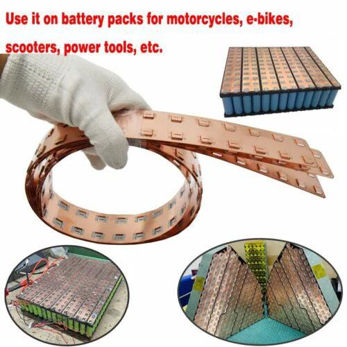 Copper Nickel Busbar used for battery packs in motorcycles, e-bikes, and power tools
