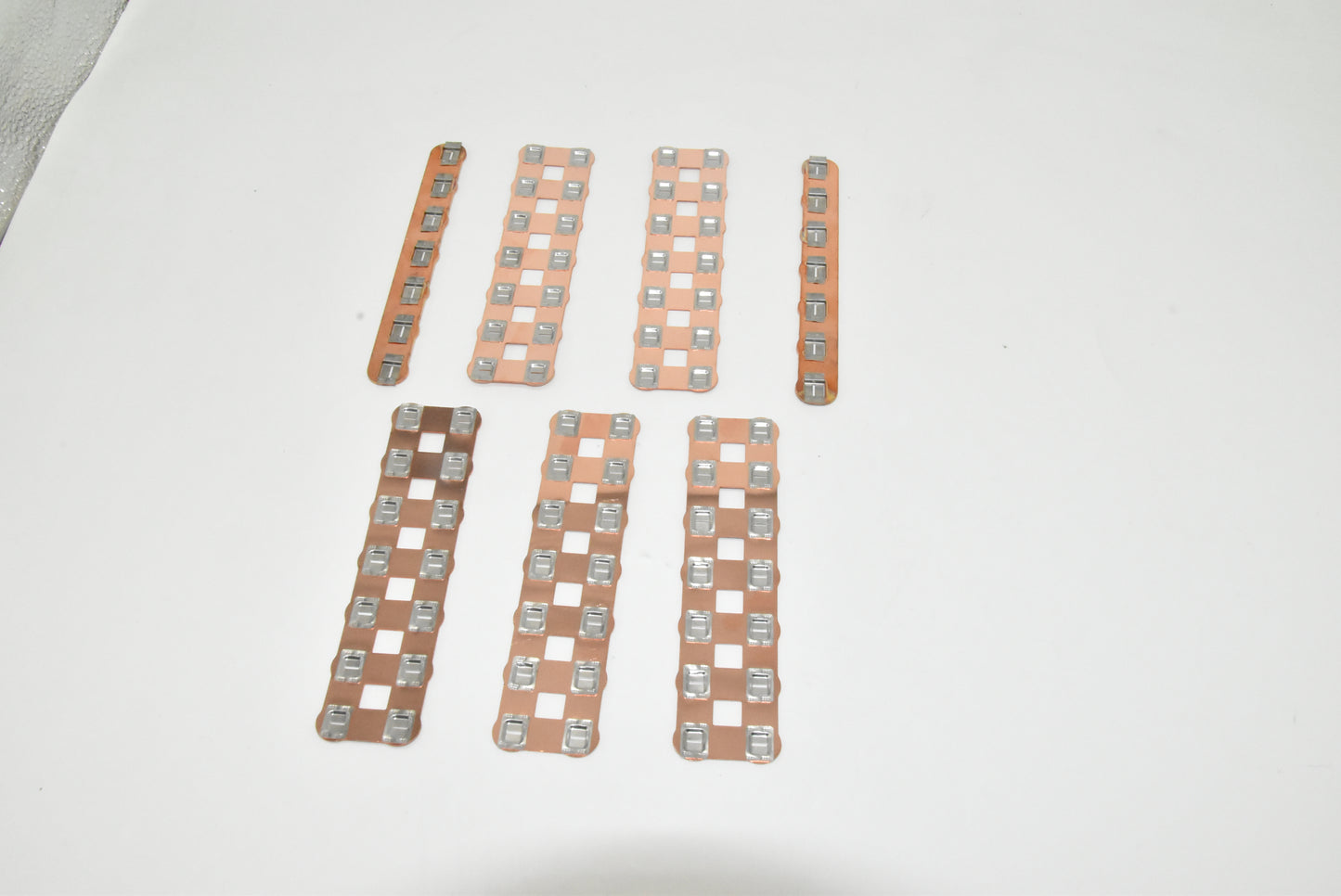 21700 Custom Copper Busbars for Drone Battery Packs 6S7Pwith High Current-Carrying Capacity and Oxidation Resistance