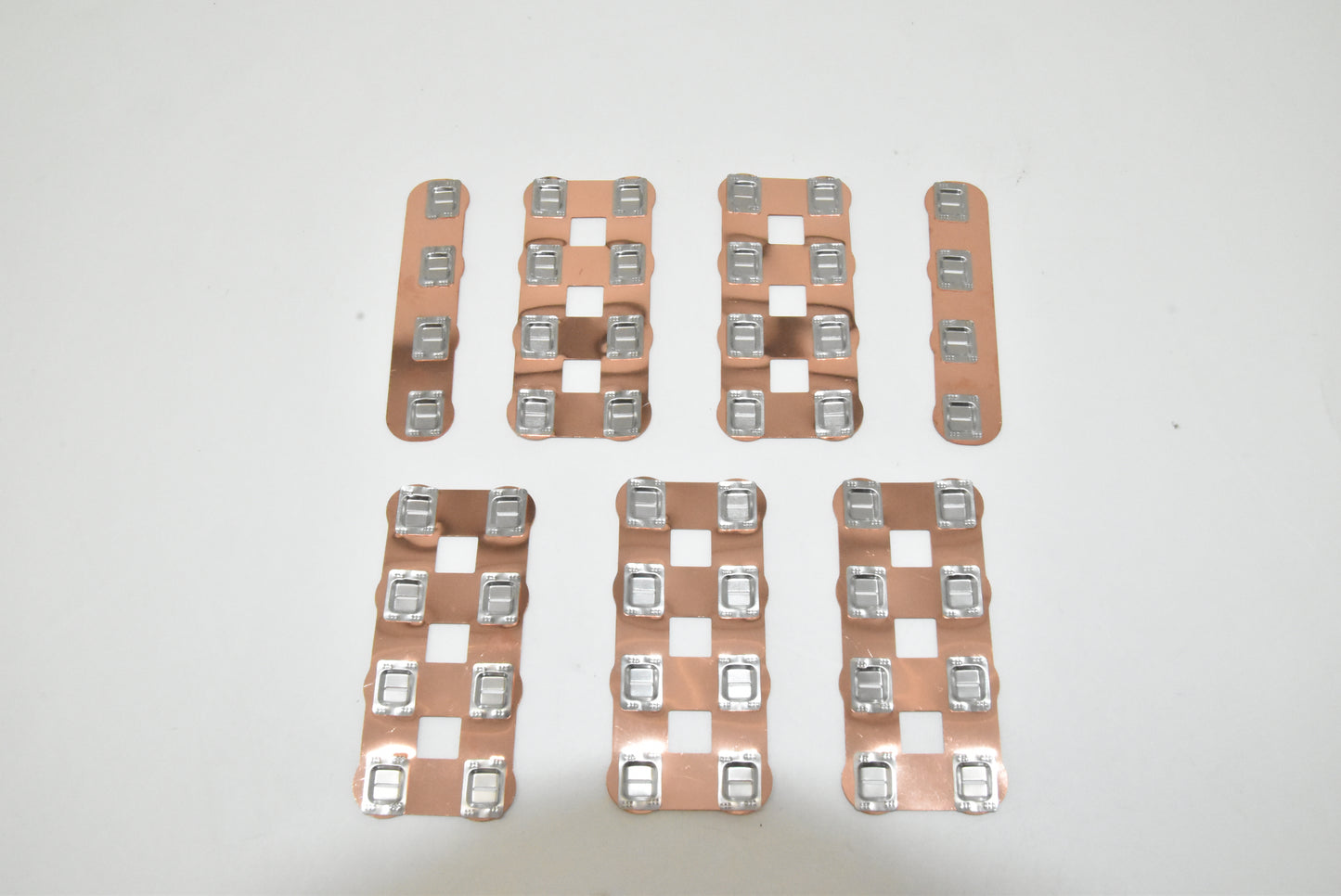 21700 Custom Copper Busbars for Drone Battery Packs 6S4Pwith High Current-Carrying Capacity and Oxidation Resistance
